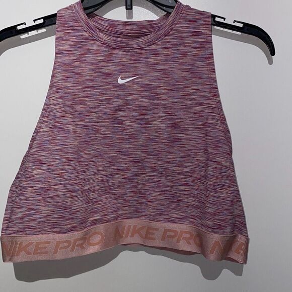 Nike Pro Women's Multicolor Space-Dye Dri-Fit Training Tank Top Size XL NWT - Picture 1 of 9